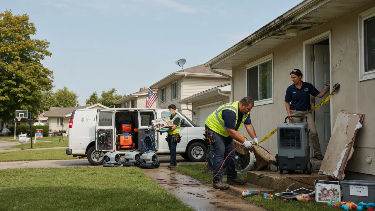 Water Damage Restoration in Deforest, WI near me